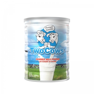 【欧一仓】24年11月荷兰TowCows双牛脱脂奶粉1000g